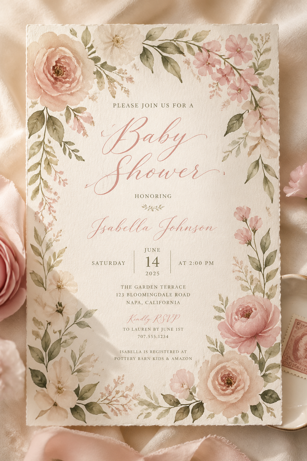 Floral template floral-2