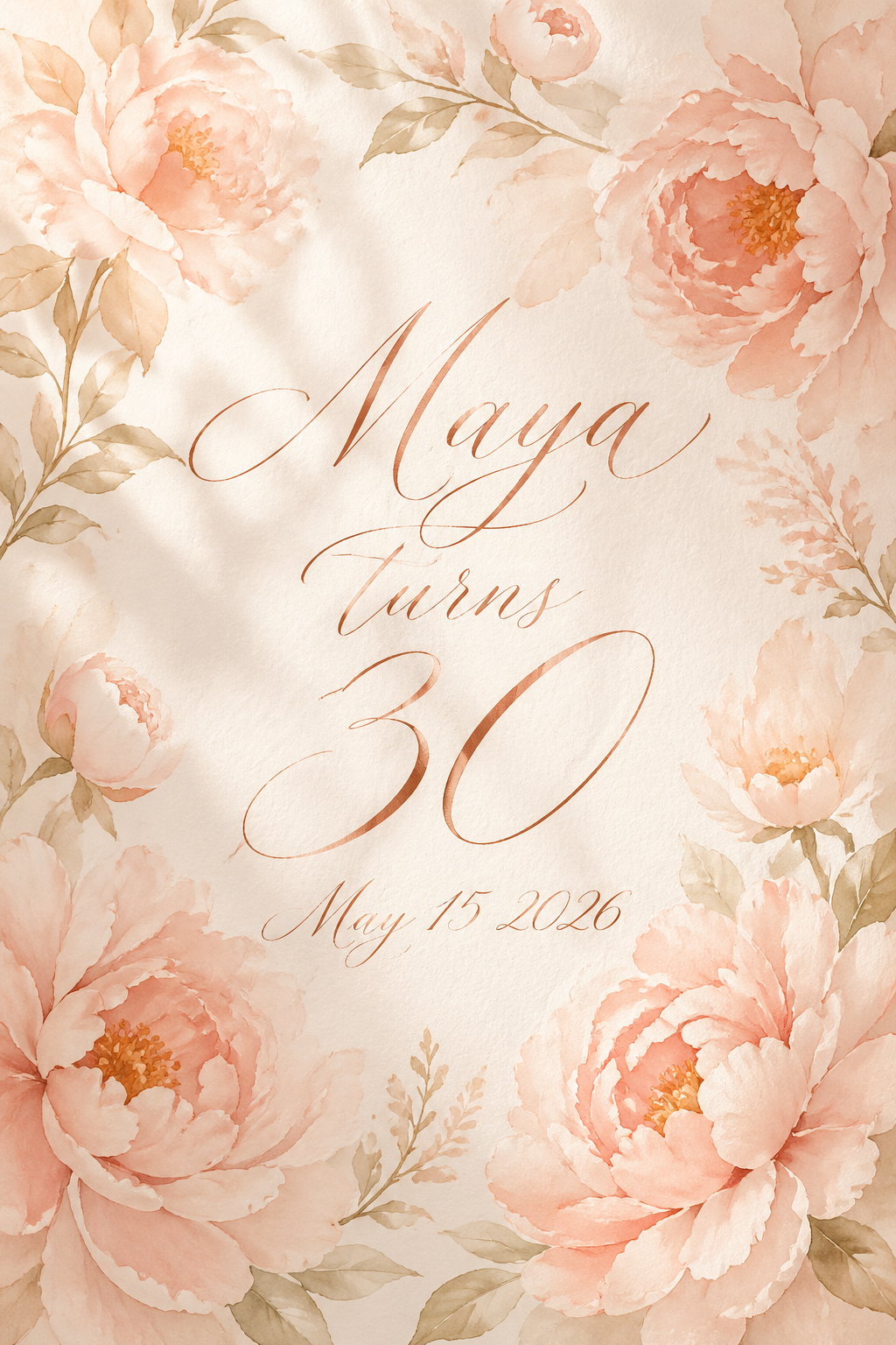 Birthday invitation video sample